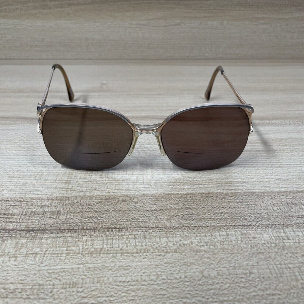 Vintage Women’s Sunglasses‎ Tura MOD-402 Semi Rimless Square Metal Frames Only